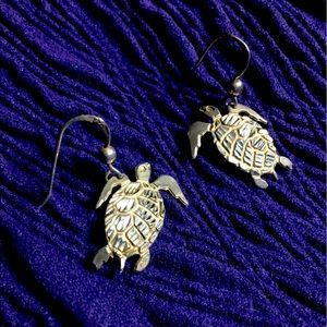 3/$15  Sterling Silver Turtle Earrings